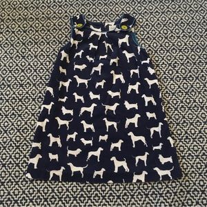 EUC Mini Boden Navy Corduroy Dog Dress Jumper